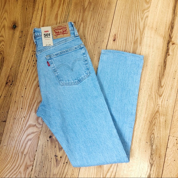 Levi's Denim - LEVI’S 501 High Waisted straight leg jeans